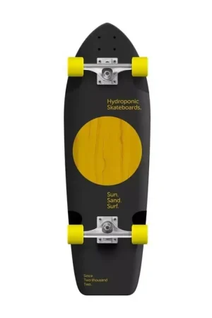 Skate cruiser HYDROPONIC Square Black/Yellow 31.5 Seulement Aujourd'hui