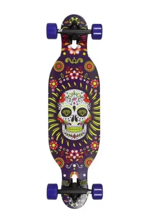 Skate longboard junior HYDROPONIC DT Mexican Skull Purple 31.5 Seulement Aujourd'hui