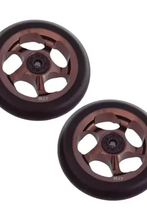 Paire de roues trottinette PREY Feel Noir/Copper 110mm Affaire À Saisir