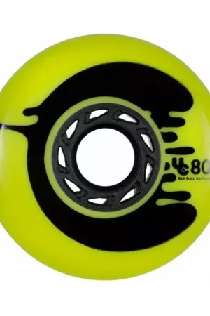 Bon Marché Roues roller UNDERCOVER Cosmic Roche Yellow 80/86A (pack de 4)