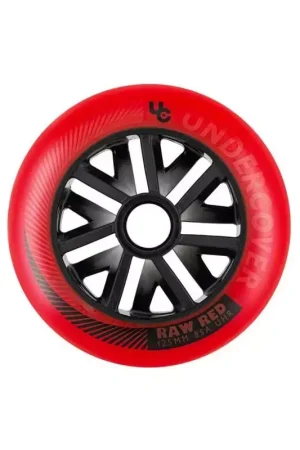 Meilleure Vente Roues roller UNDERCOVER Raw 125/85A Red (pack de 6)