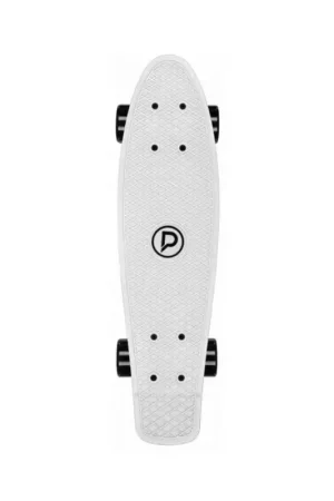 Skate cruiser PLAYLIFE Vinylboard 22*6 White - black Wheels Retour Gratuit