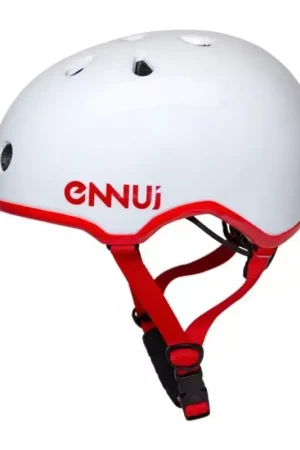 Vente Flash Casque ENNUI Elite White Red Shinny