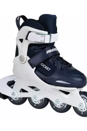 Authentique Roller en ligne junior ajustables POWERSLIDE Rocket Blue