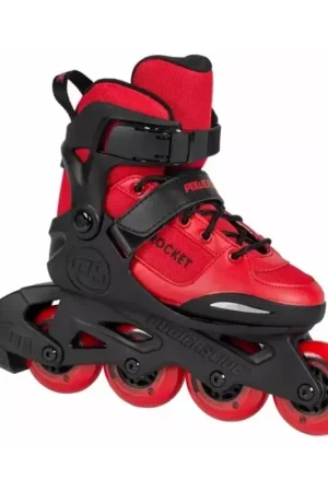 Usine Directe Roller en ligne junior ajustables POWERSLIDE Rocket Red