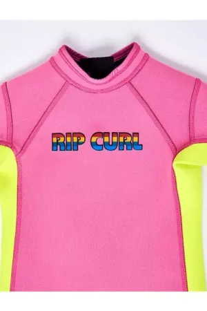 Combinaison shorty junior RIPCURL Omega Back Zip Pink Meilleure Vente