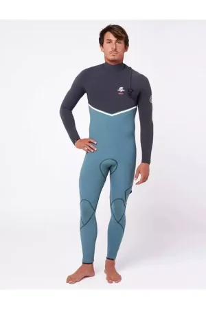 Combinaison néoprène RIPCURL E Bomb 3/2 Zip Free Muted Green Commander Vite