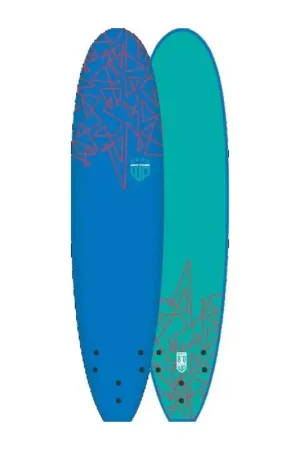 Nouveauté Planche de surf mousse WAVE POWER Softy EPS 8´0 Blue/Teal