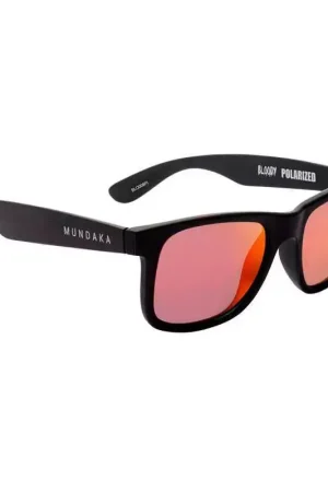 Satisfait Ou Remboursé Lunettes de soleil MUNDAKA Bloody Matte Gray Mahogany