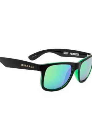 Bon Plan Lunettes de soleil MUNDAKA Bloody Black & Green