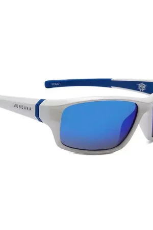 Lunettes de soleil MUNDAKA Spark White & blue Retour Gratuit