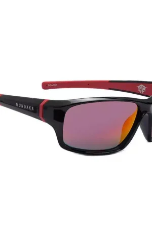 Haute Qualité Lunettes de soleil MUNDAKA Spark Black & Red