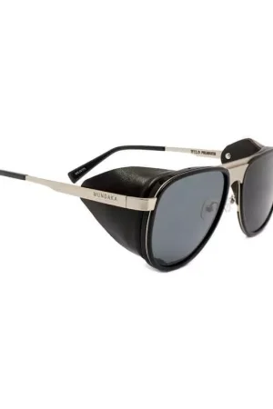 Lunettes de soleil MUNDAKA Wild Matte Silver & Black with Black Shells Prix Bas