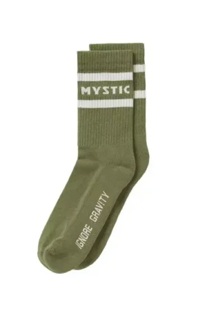 Chaussettes MYSTIC Brand Season Dark Olive Meilleur Prix