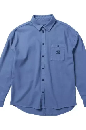 Chemise MYSTIC Blaze Shirt Dark Blue Prix Réduit