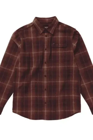 Chemise MYSTIC The Check Shirt Red Marque