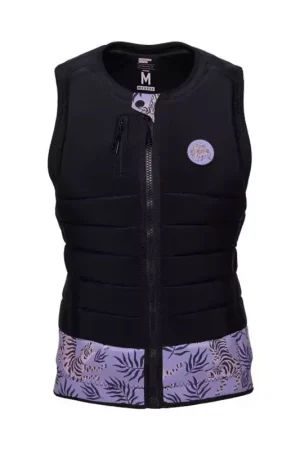 Offre Spéciale Gilet impact femme MYSTIC Zodiac Frontzip Wake Black / Purple