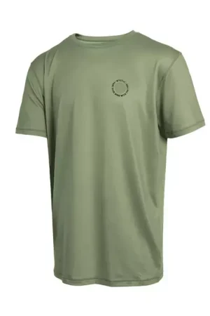 Lycra MYSTIC Ease S/S Rashvest Loosefit Olive Green Acheter En Ligne