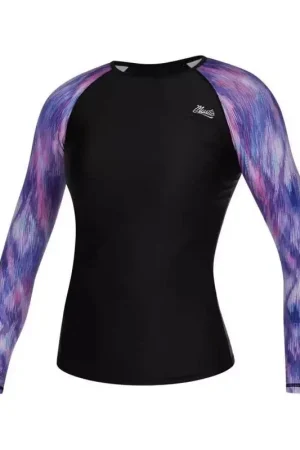 Lycra femme MYSTIC Diva LS Rash Tee Hollywood Pink Commande En Gros