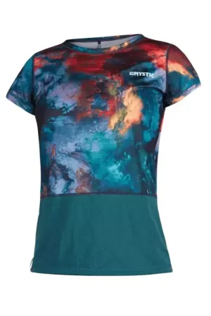 Top Vente Lycra femme MYSTIC Diva S/S Quickdry Teal