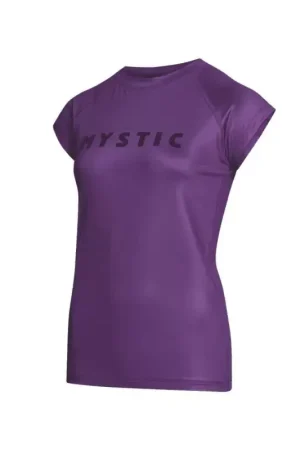 Offre Spéciale Lycra femme MYSTIC Star S/S Rashvest Sunset Purple