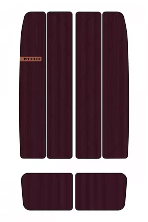 Pad surf MYSTIC Ambush Mid + Front Deckpad Merlot Commander Maintenant