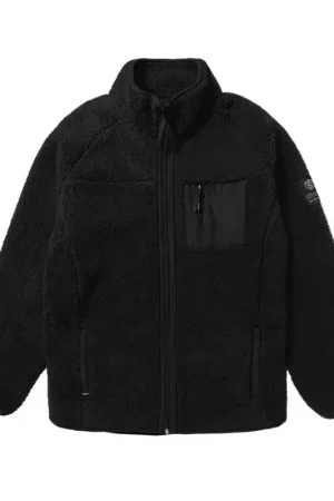 Sweat MYSTIC DTS Teddy Zip thru Black Paiement Sécurisé