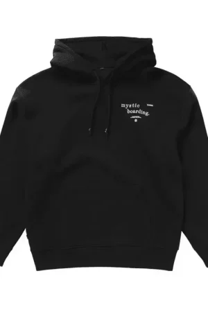 Sweat MYSTIC Adrift Hood Black Bon Plan