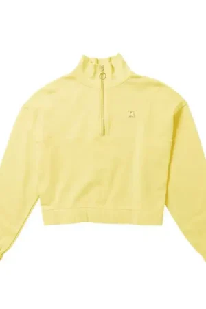 Haute Qualité Sweat femme MYSTIC Glaze Pastel Yellow