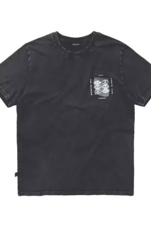 Tee shirt MYSTIC Tresspass Tee Black Affaire À Saisir