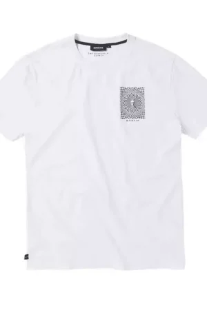 Tee shirt MYSTIC The Butterfly Tee White Produit De Marque