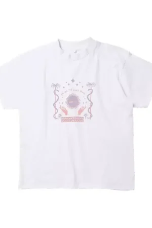 Tee shirt femme MYSTIC Paradise Tee White Nouvelle Collection