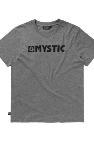 Tee shirt femme MYSTIC Brand Tee Dark Grey Melee Bon Plan