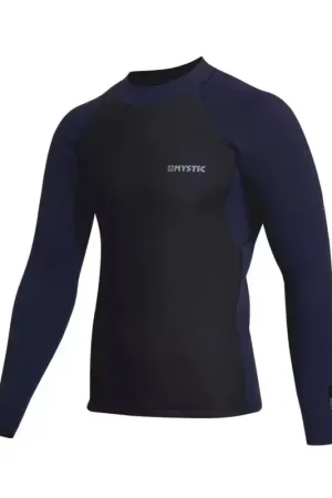 Top néoprène MYSTIC Star Surf Top L/S 2mm Navy Offre Du Jour