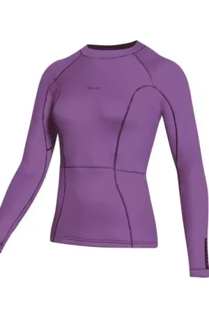 Top néoprène femme MYSTIC Lunar L/S 2mm Sunset Purple Pas Cher