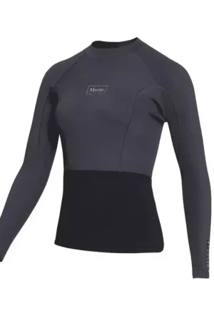 Achetez Aujourd'hui Top néoprène femme MYSTIC Lunar L/S 2mm Dark Grey