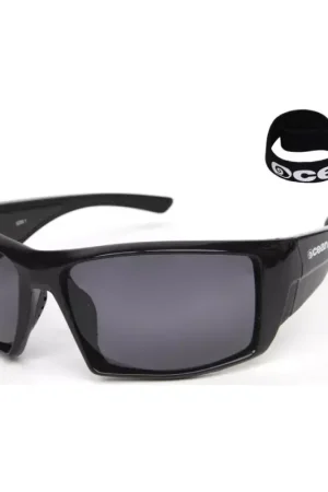 Retour Gratuit Lunettes de soleil flottantes OCEAN SUNGLASSES Aruba Mat Black / Smoke