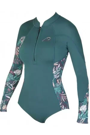 Haute Qualité Combinaison shorty femme SOORUZ Divine 1/1 Minizip Emerald