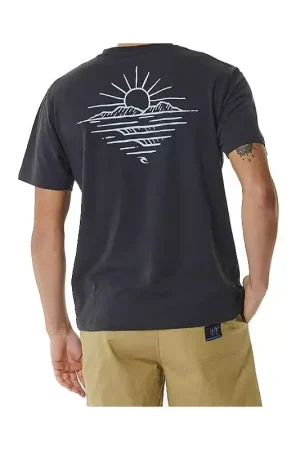 Top Vente Tee shirt RIPCURL Vaporcool Paradise Washed Black L