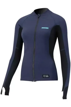 Lycra zippé femme PROLIMIT Quick Dry Top Slateblack Authentique