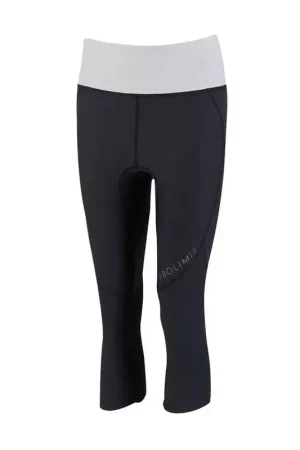 Quantité Limitée Legging femme PROLIMIT Quick Dry Athletic 3/4 pants Black/Grey