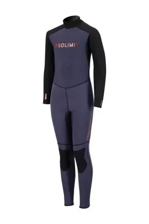 Prix Promo Combinaison intégrale junior PROLIMIT Grommet V-Backzip 3/2 DL FL Blue/Red