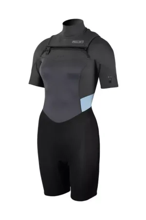 Combinaison shorty femme PROLIMIT Fire Freezip 2/2 Q-lining FL Blue/Grey Offre Du Jour