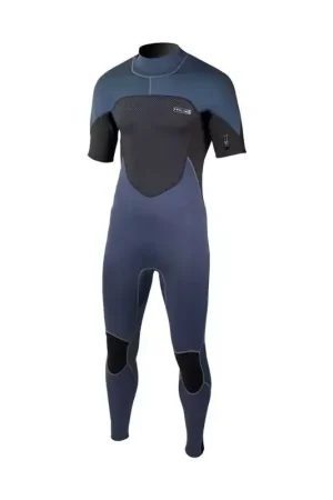 Combinaison steamer PROLIMIT Fusion Shortarm Backzip 3/2 Q-lining FL Misty Blue Commander Maintenant