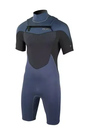 Combinaison shorty PROLIMIT Fusion Freezip 2/2 Q-lining FL Misty Blue Jusqu'à Épuisement Des Stocks