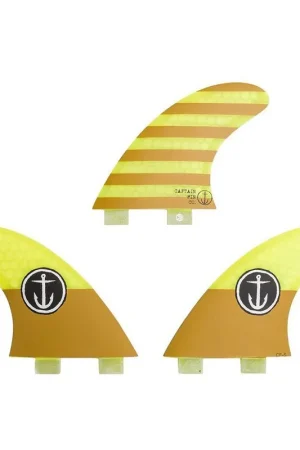 DERIVES CAPTAIN FIN CF THRUSTER TRI-FINS Prix Réduit