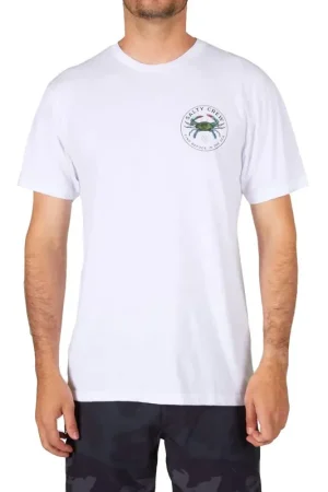 T-SHIRT SALTY CREW BLUE CRABBER PREMIUM Prix Cassé