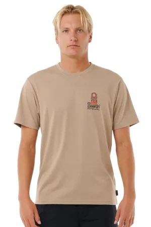 T-SHIRT RIP CURL VAPORCOOL SEARCH STACK Haute Qualité