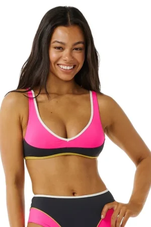 TOP BIKINI RIP CURL HIBISCUS HEAT SPLICE CROP Acheter En Ligne