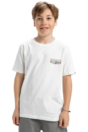 T-SHIRT QUIKSILVER EVO AQUA WILD SS YTH Certifié